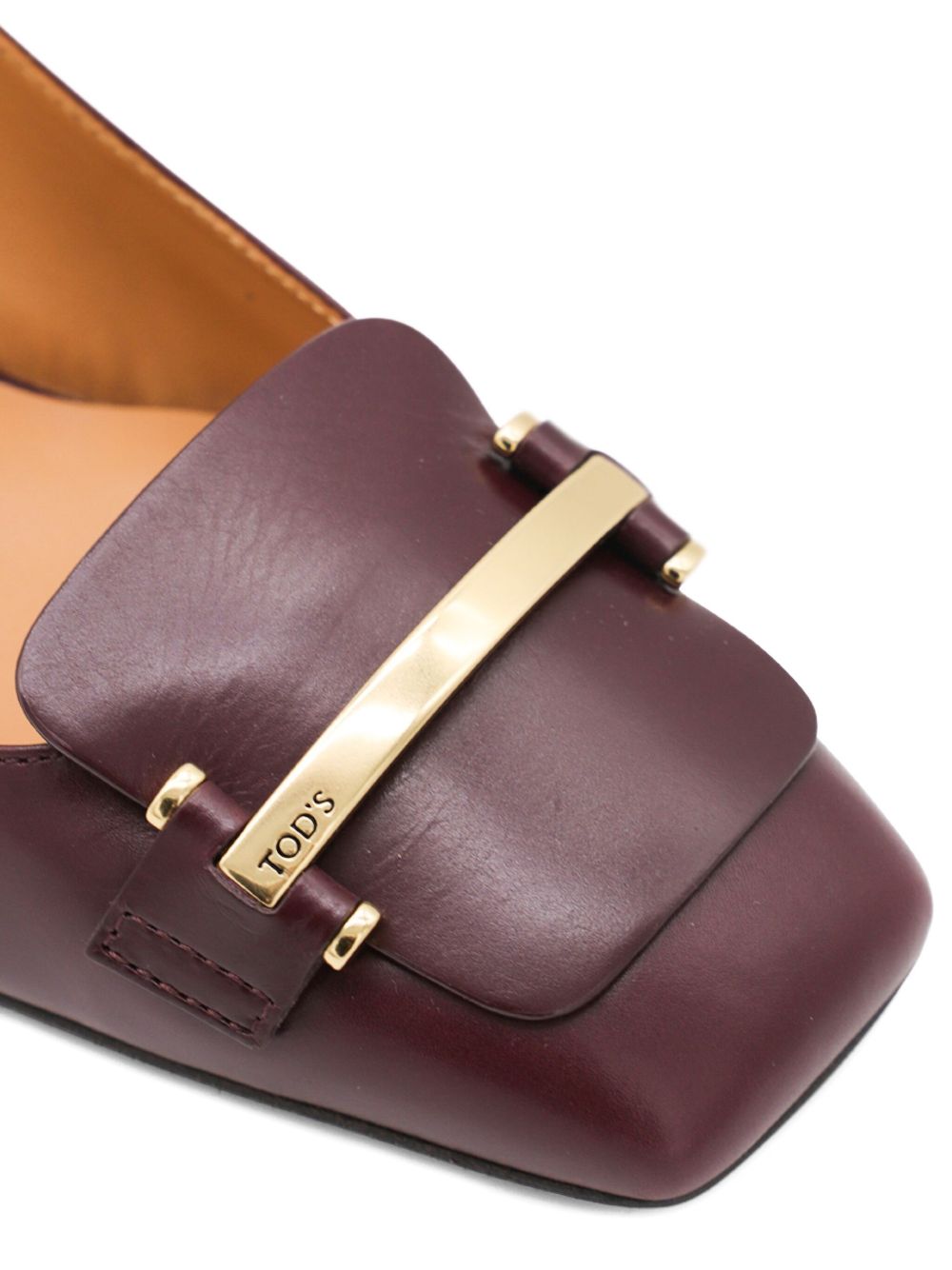 Tod's Barretta 40 leather slingback pumps Tod'S