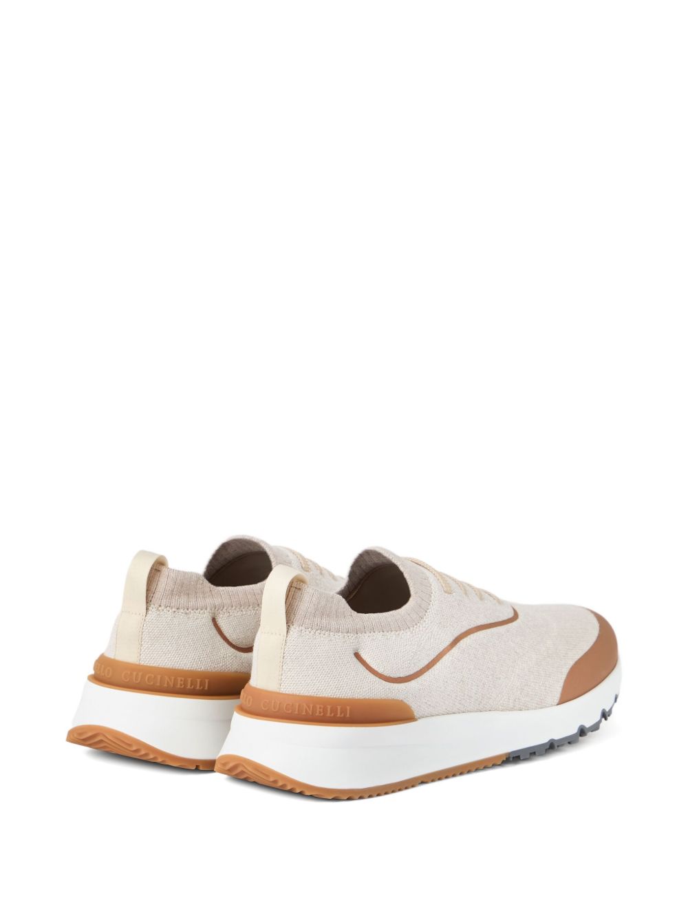 Brunello Cucinelli Techno cotton knit runners Brunello Cucinelli