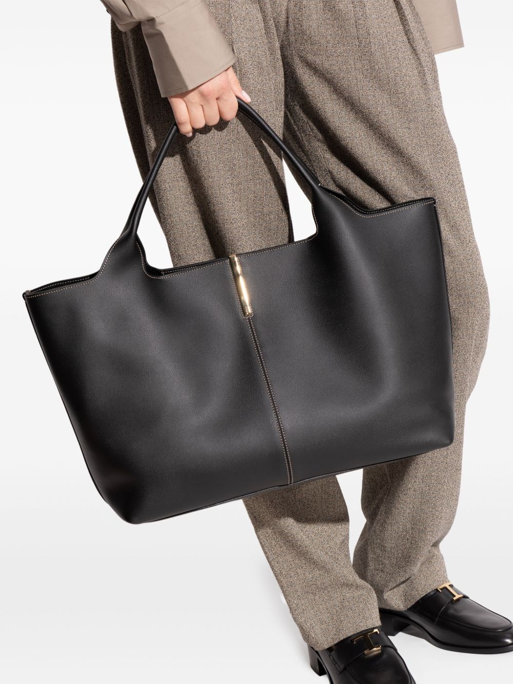 Tod's Medium-Small Leather Shopping Bag Tod'S
