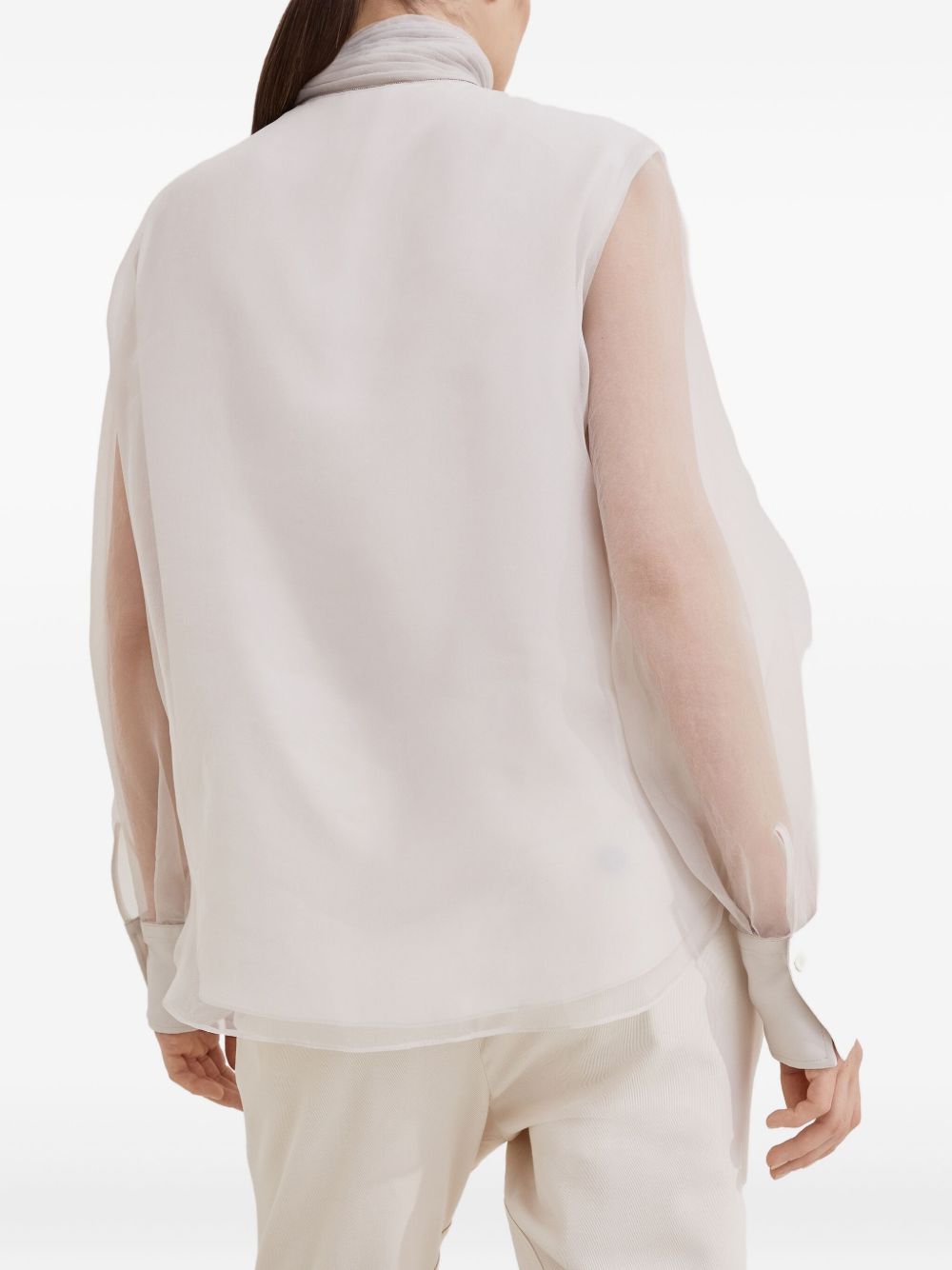Brunello Cucinelli Top Ivory Brunello Cucinelli