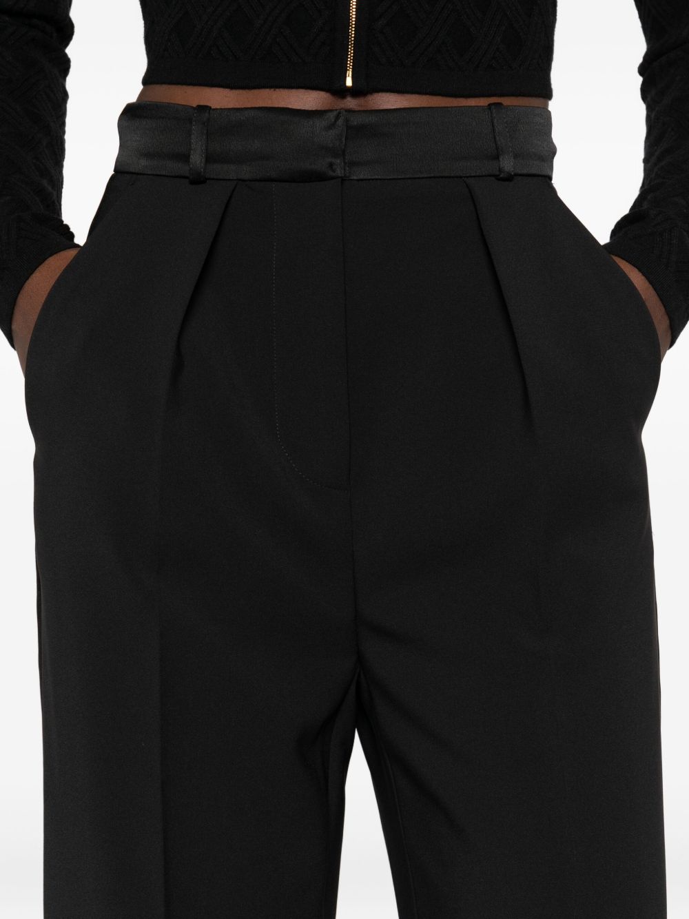 Elisabetta Franchi Trousers Black Elisabetta Franchi