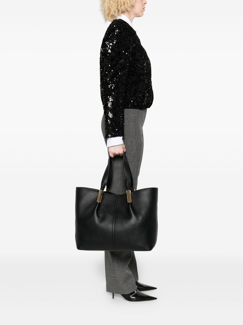 Elisabetta Franchi Large tote with logo details Elisabetta Franchi