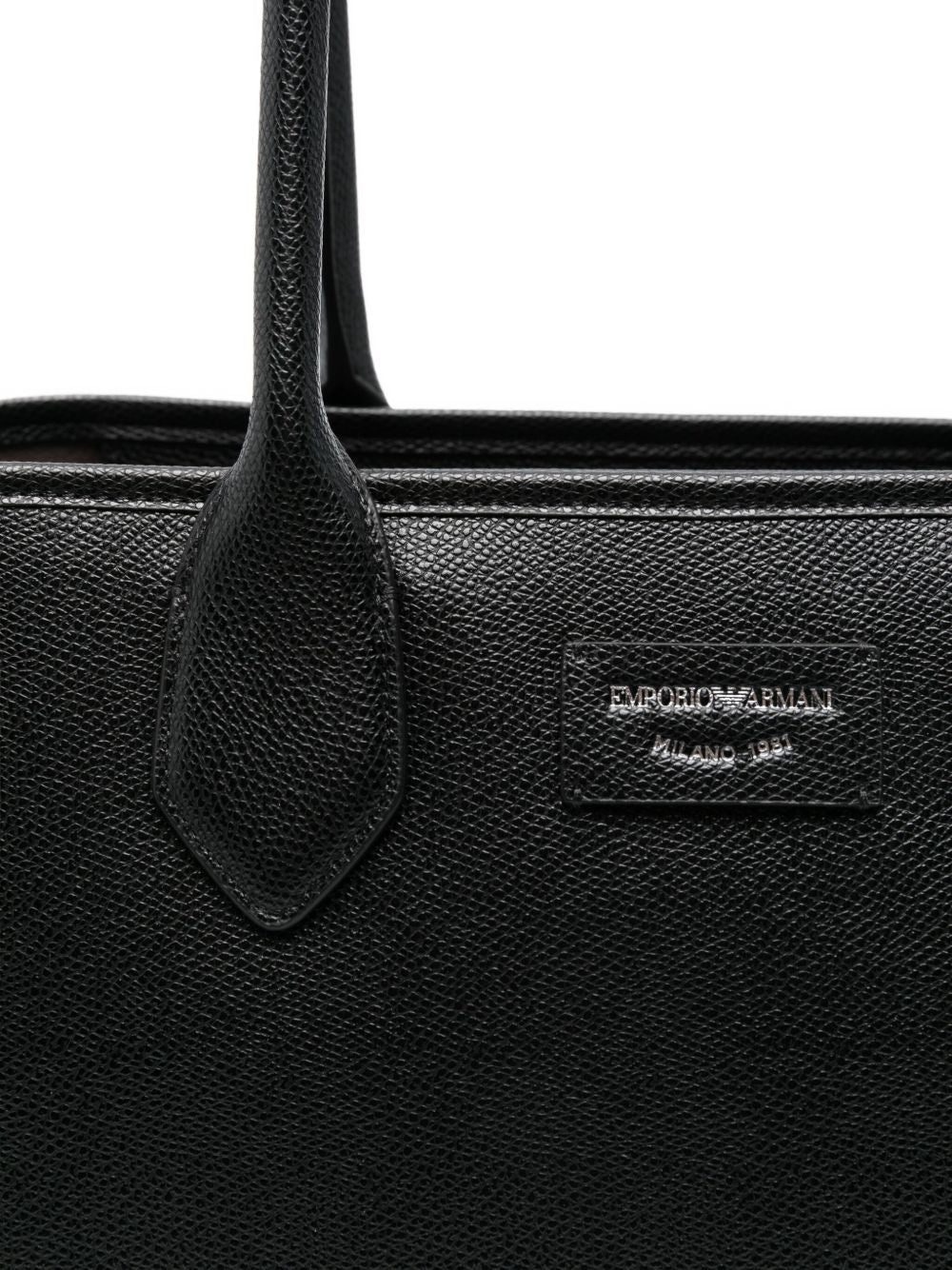 Emporio Armani Large shopper with palmellato finish Emporio Armani