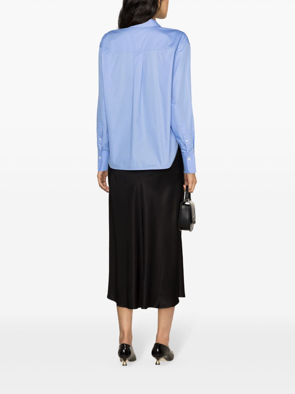 Victoria Beckham Shirts Clear Blue Victoria Beckham