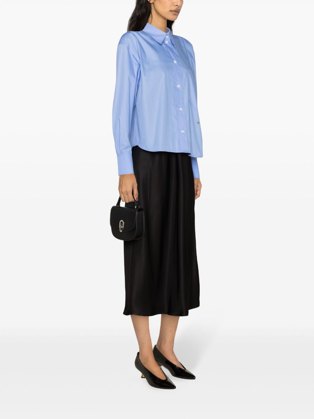 Victoria Beckham Shirts Clear Blue Victoria Beckham