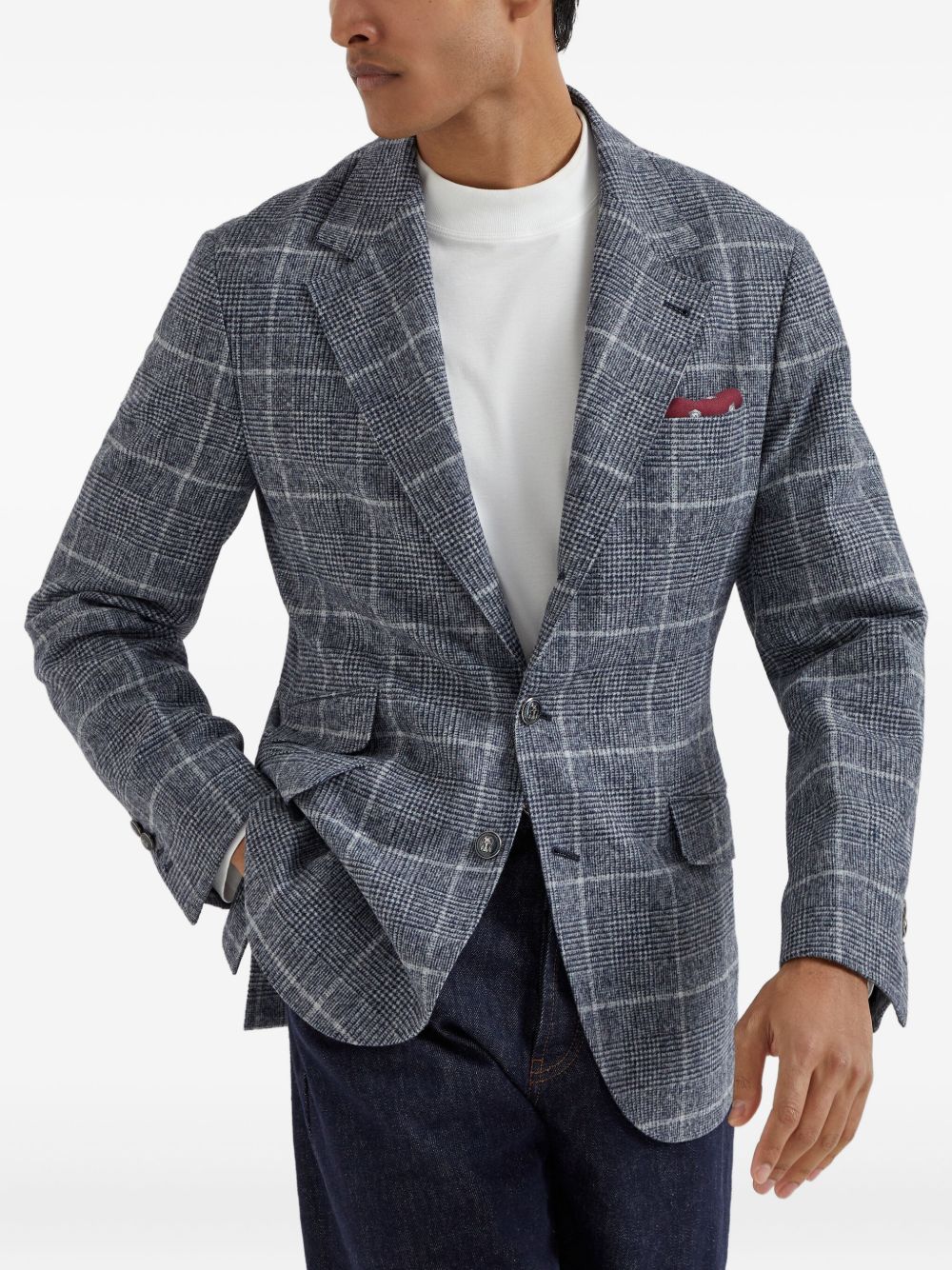 Brunello Cucinelli Jackets Blue Brunello Cucinelli