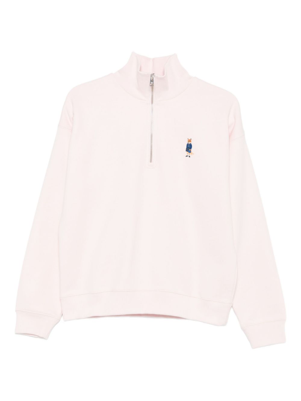 Maison Kitsuné Embroidered-logo sweatshirt Maison Kitsuné