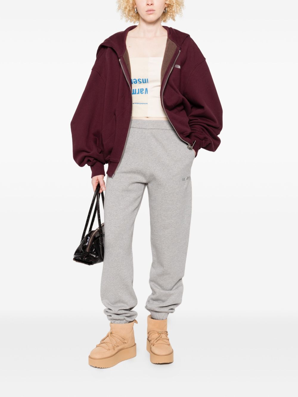 The Attico Trousers Light Grey The Attico