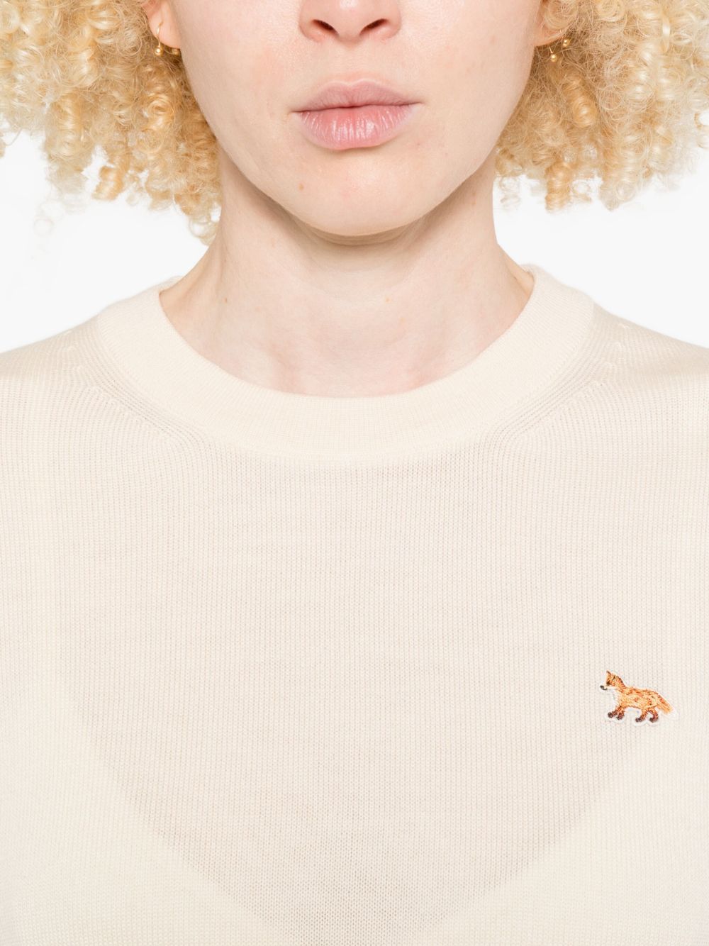 Maison Kitsuné Sweater with embroidery Maison Kitsuné