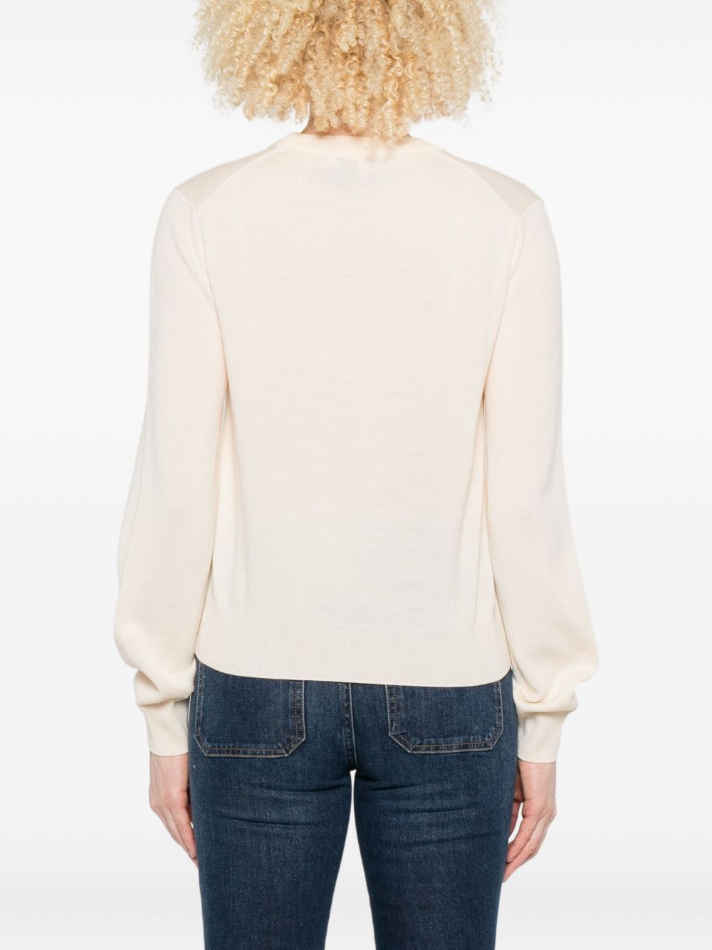 Maison Kitsuné Sweater with embroidery Maison Kitsuné