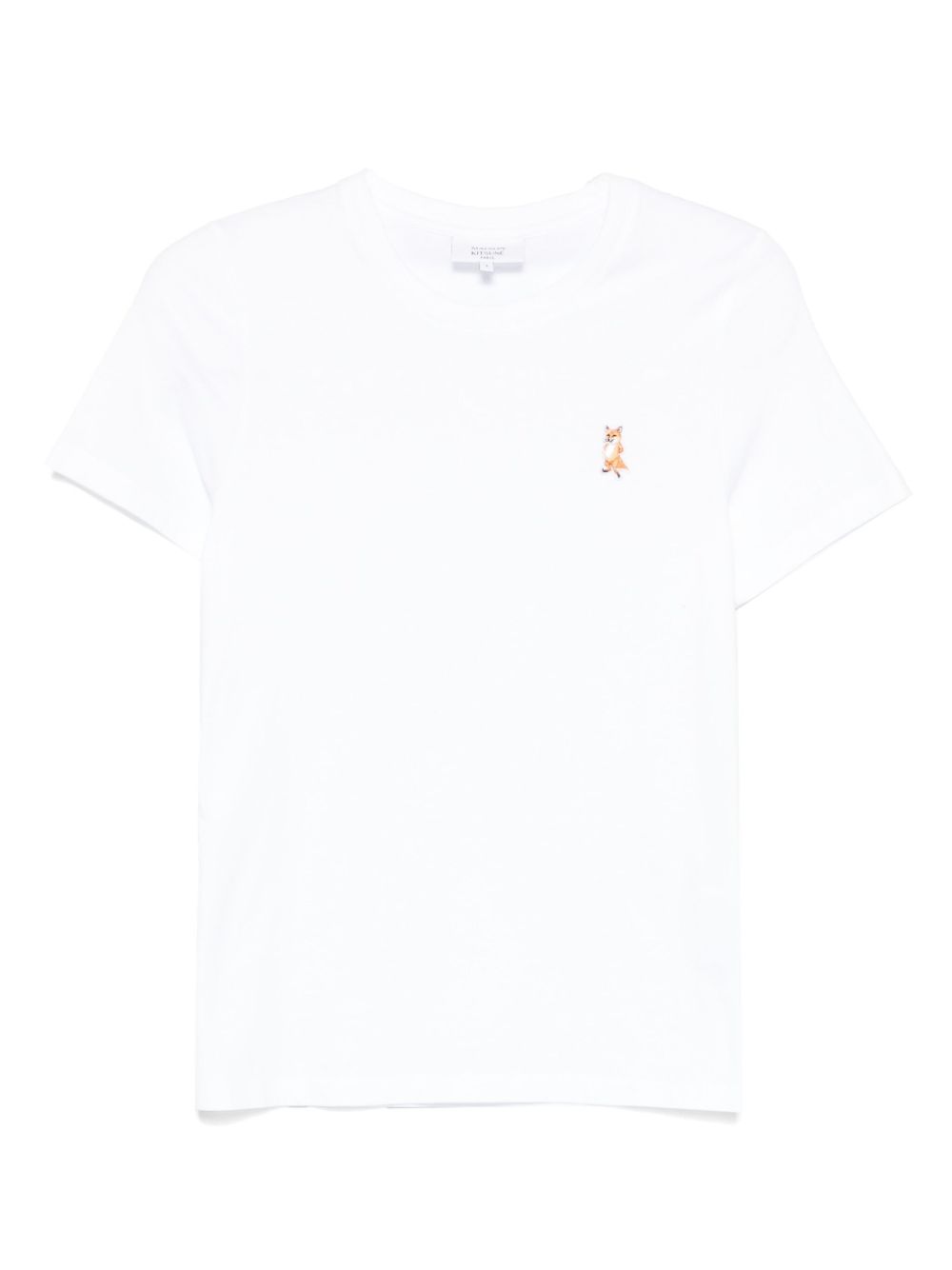 Maison Kitsuné Standing Fox T-shirt with embroidery Maison Kitsuné