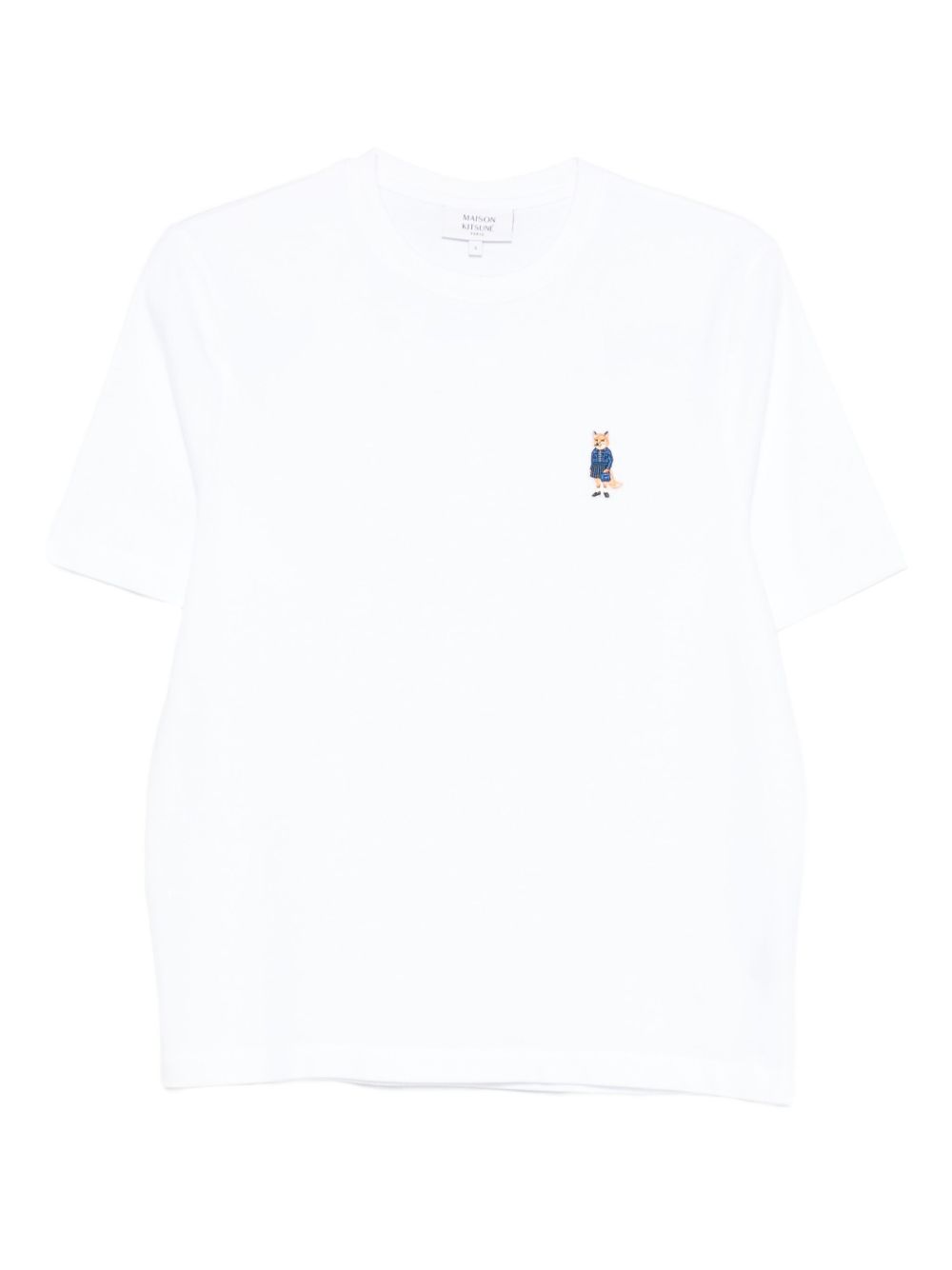 Maison Kitsuné Dressed Fox T-shirt with embroidery Maison Kitsuné
