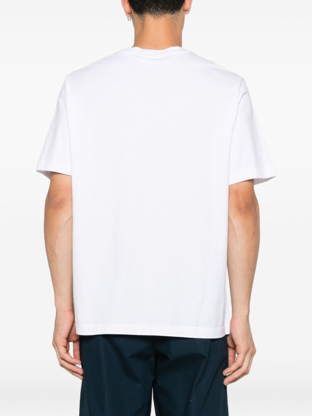 Maison Kitsuné Fox embroidered T-shirt Maison Kitsuné