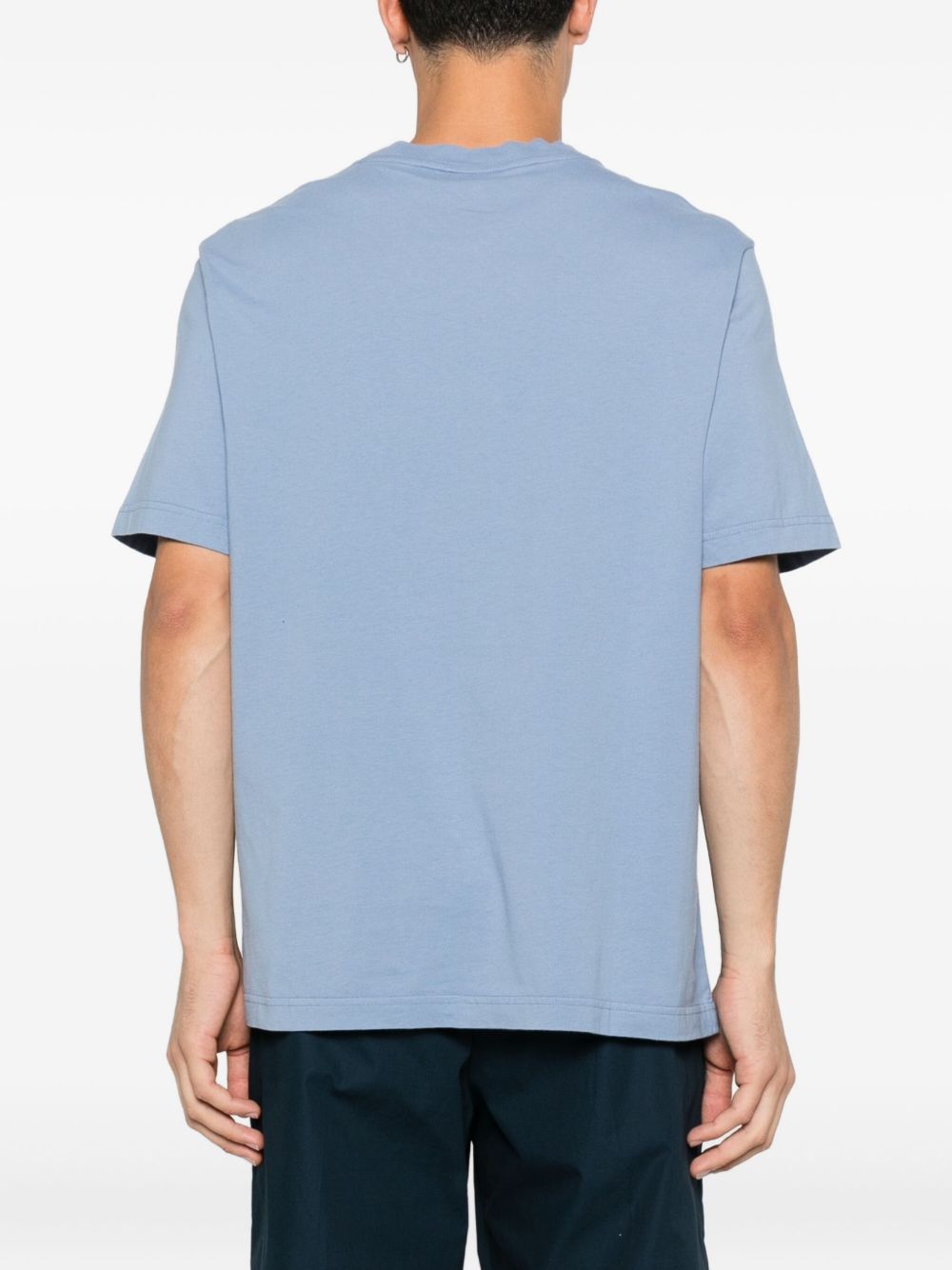 Maison Kitsuné Standing Fox-embroidered cotton T-shirt Maison Kitsuné