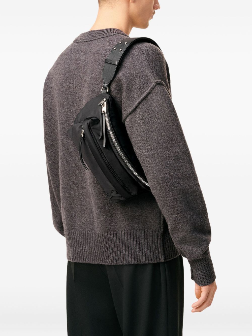 Ami Paris Nylon Canvas Marcel Bumbag Ami Paris