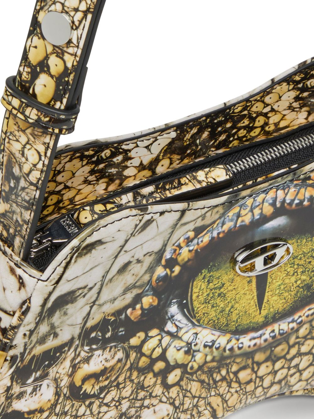 Diesel Play-Glossy shoulder bag with print Diesel