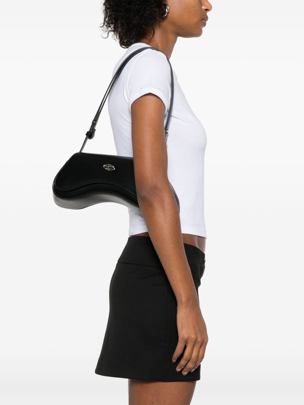 Diesel Play-Semi gloss leather clutch Diesel