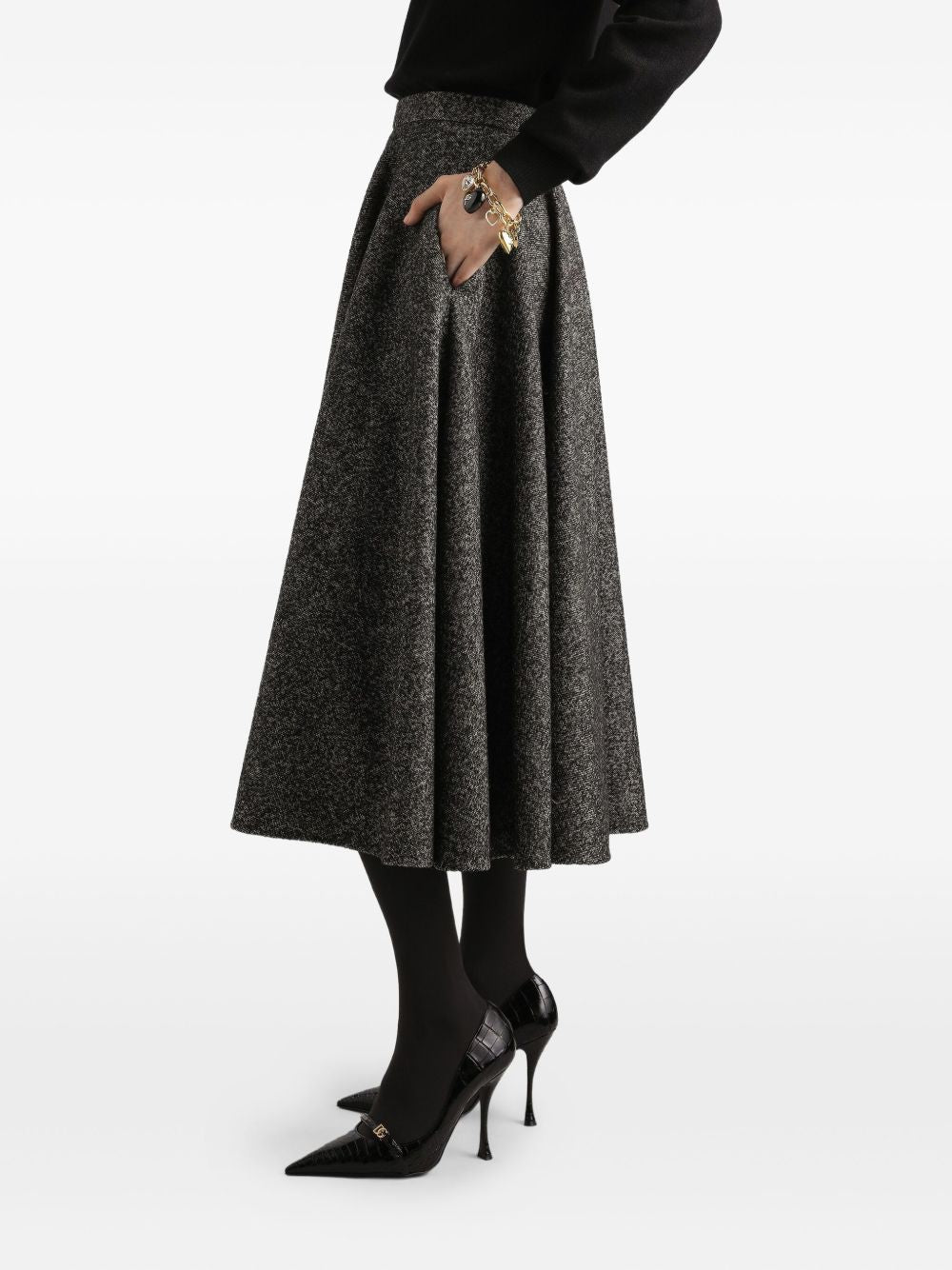Dolce & Gabbana Wool blend midi skirt Dolce & Gabbana
