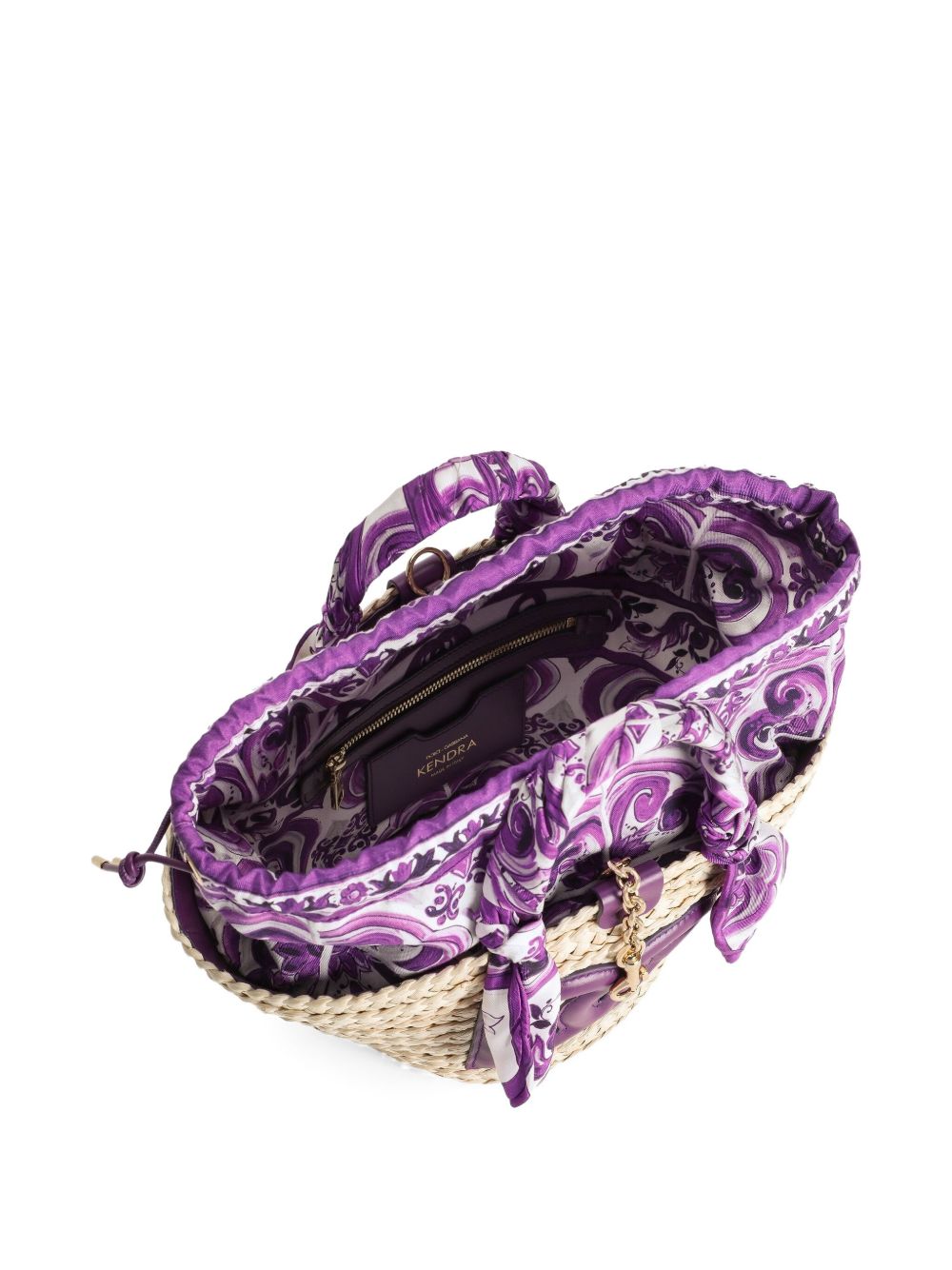 Dolce & Gabbana Straw kendra basket Dolce & Gabbana