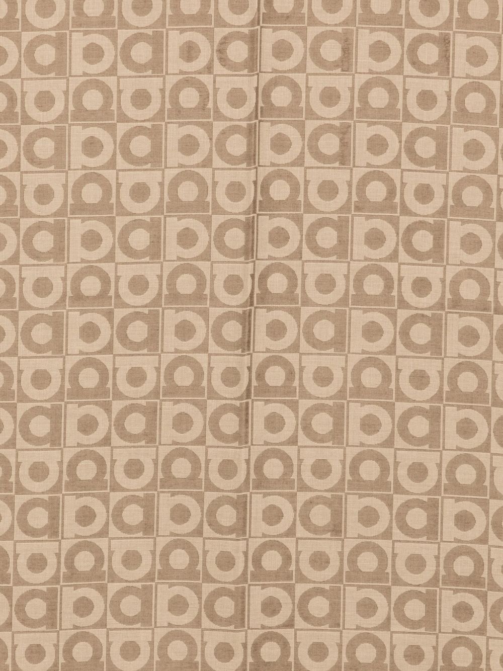 Ferragamo Gancini monogram-pattern scarf Ferragamo