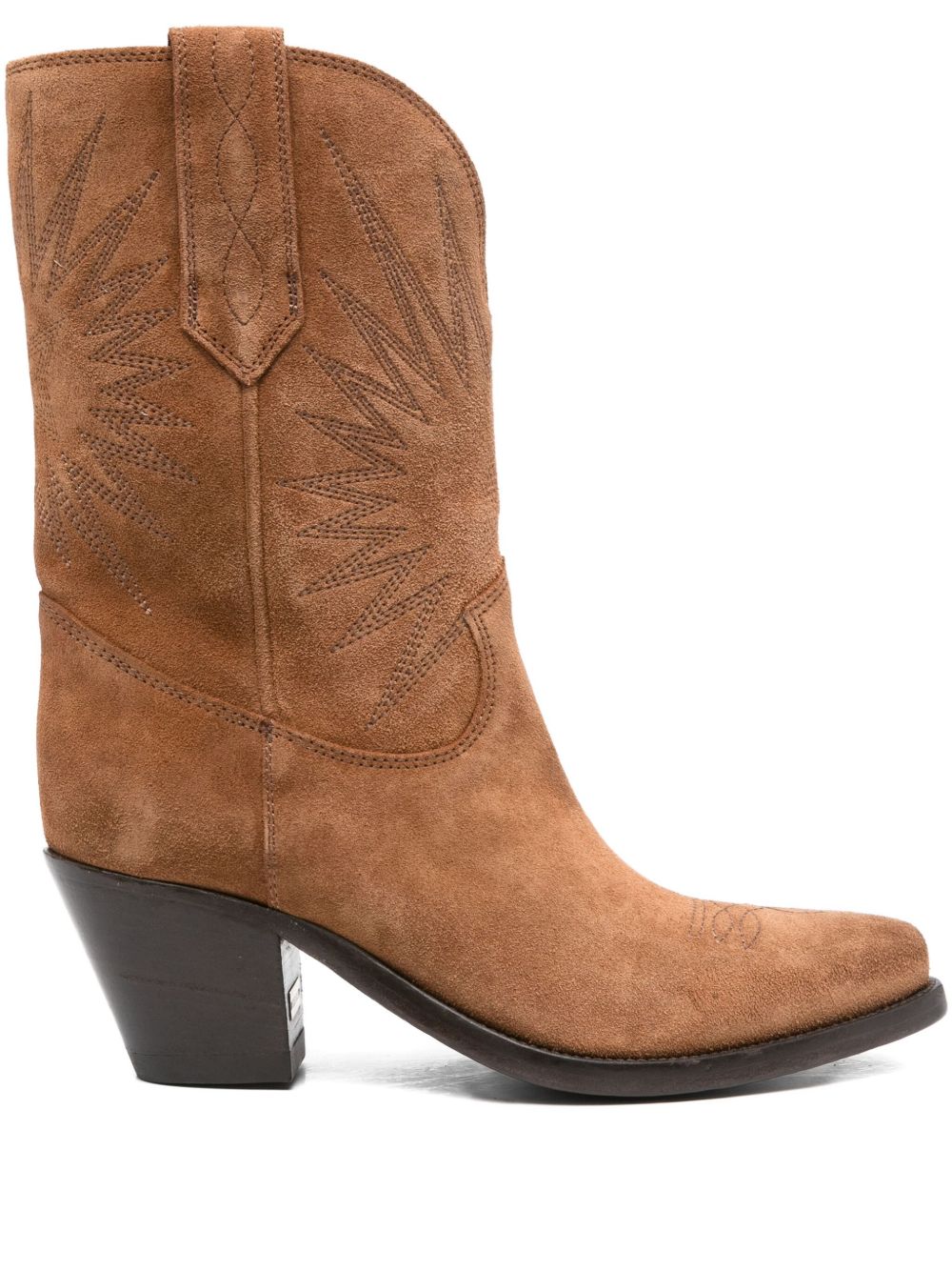 Golden Goose Boots Leather Brown Golden Goose