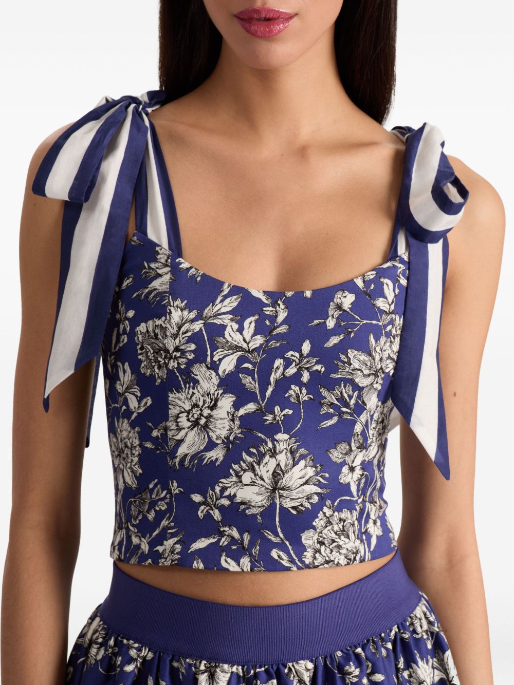 Alice + Olivia Top Blue Alice + Olivia