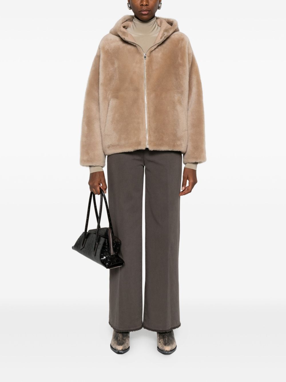 Via Masini 80 Trousers Brown Via Masini 80