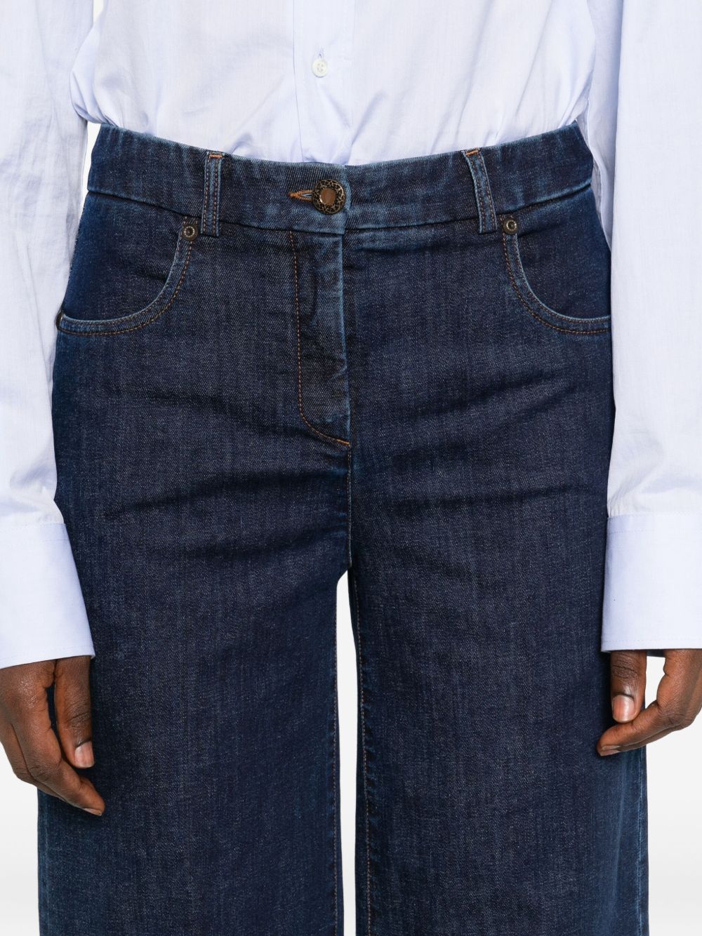 Via Masini 80 Trousers Blue Via Masini 80