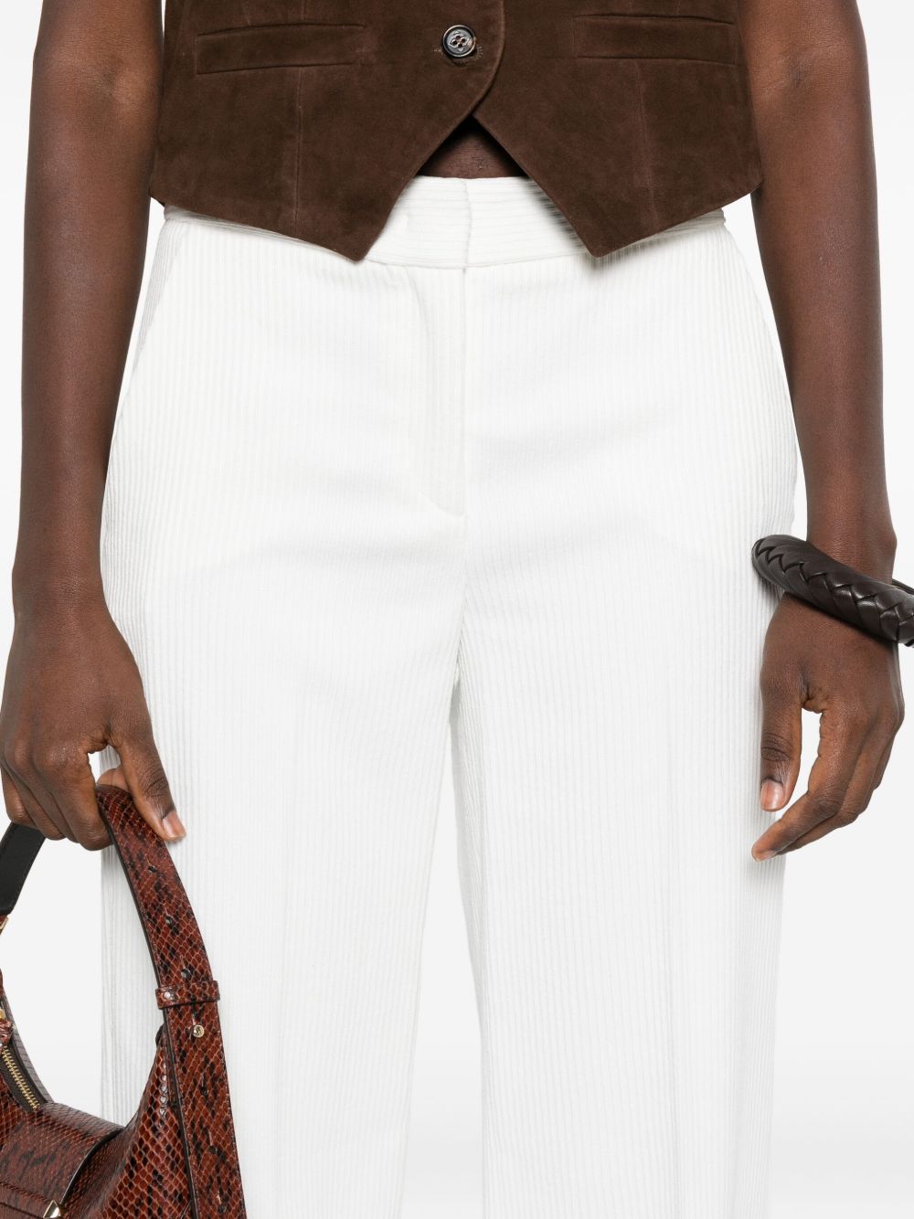 Via Masini 80 Trousers White Via Masini 80