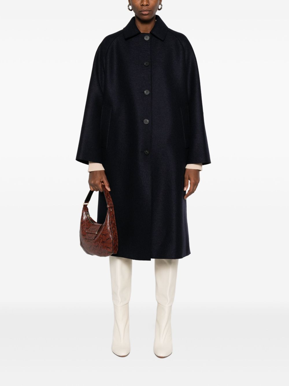 Harris Wharf London Coats Blue Harris Wharf London