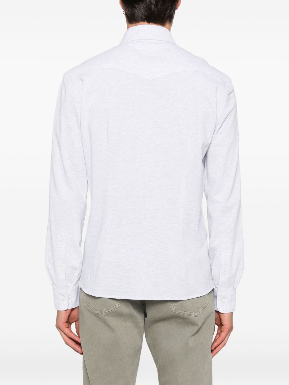Brunello Cucinelli Shirts Light Grey Brunello Cucinelli