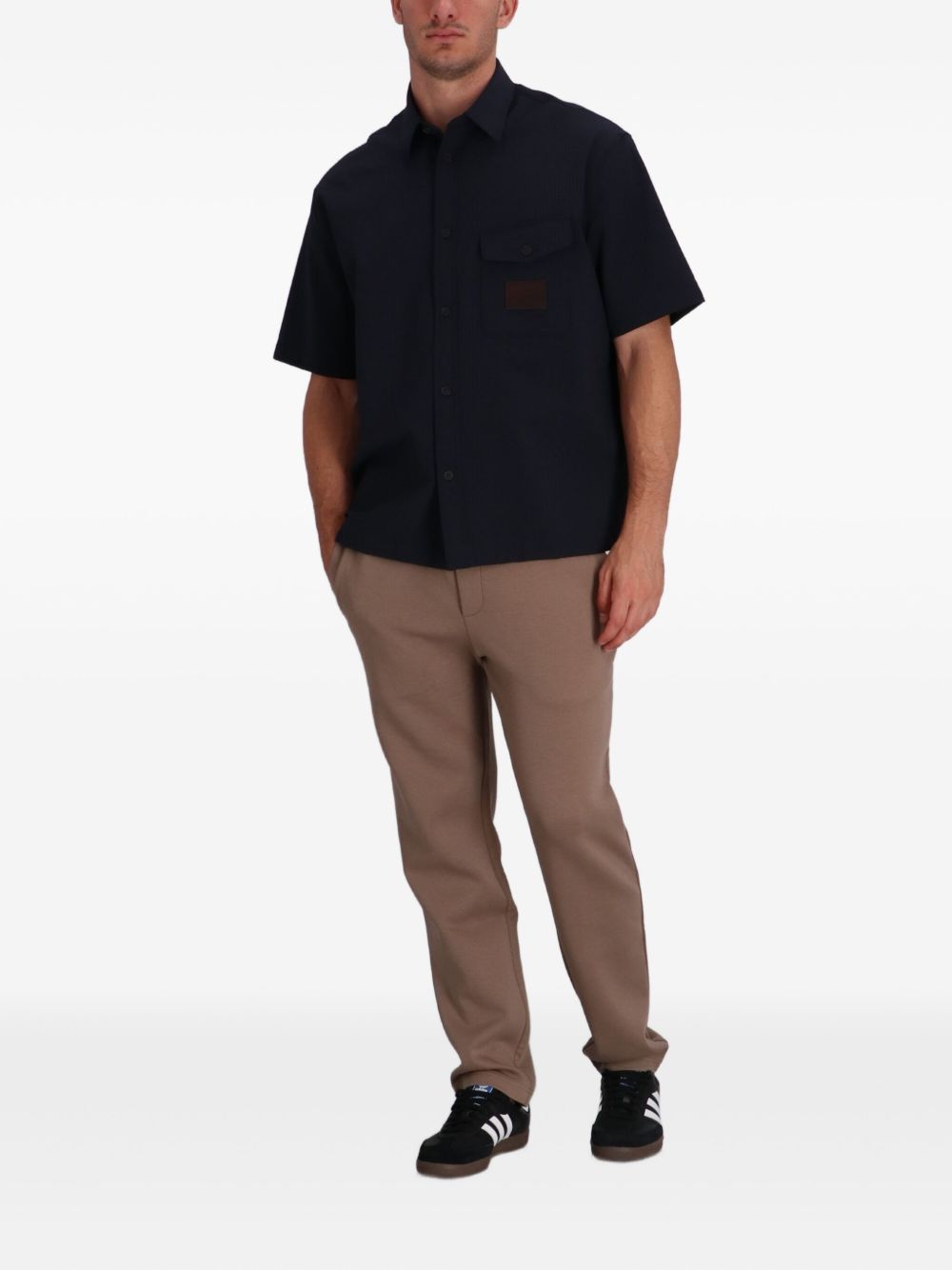 Emporio Armani Patch-pocket short-sleeve shirt Emporio Armani