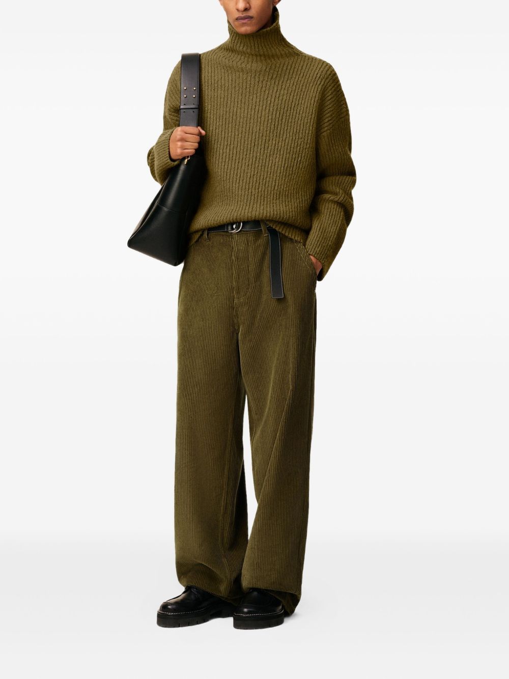 Ami Paris Trousers Brown Ami Paris