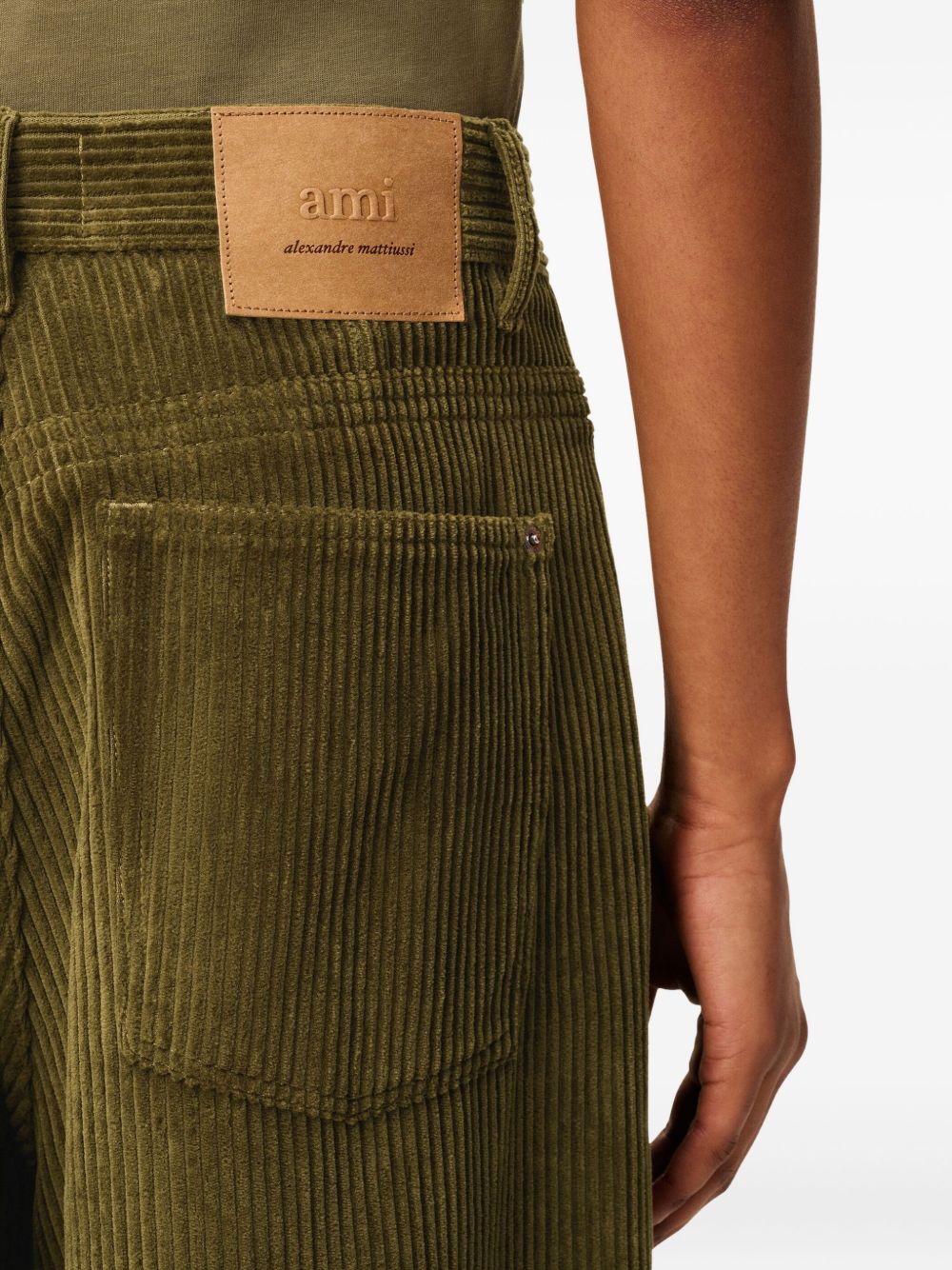 Ami Paris Trousers Brown Ami Paris