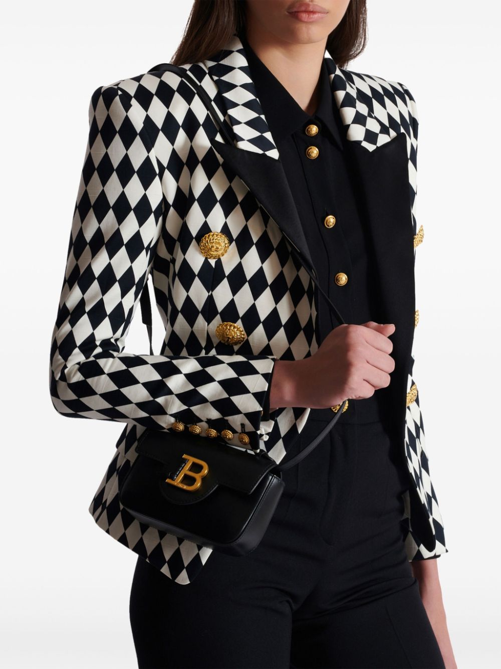 Balmain B-Buzz mini leather bag Balmain
