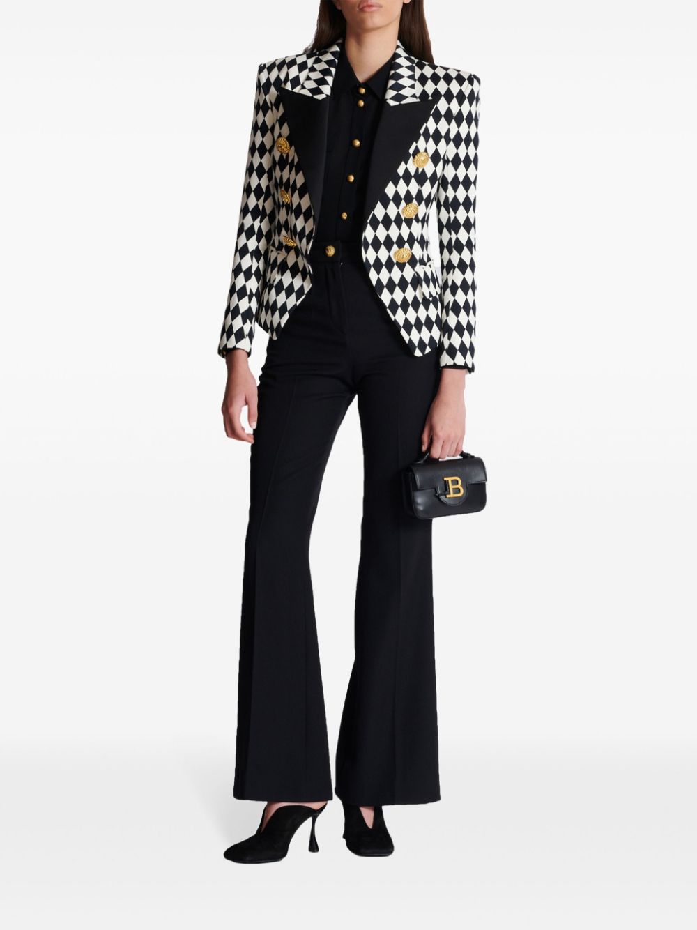 Balmain B-Buzz mini leather bag Balmain
