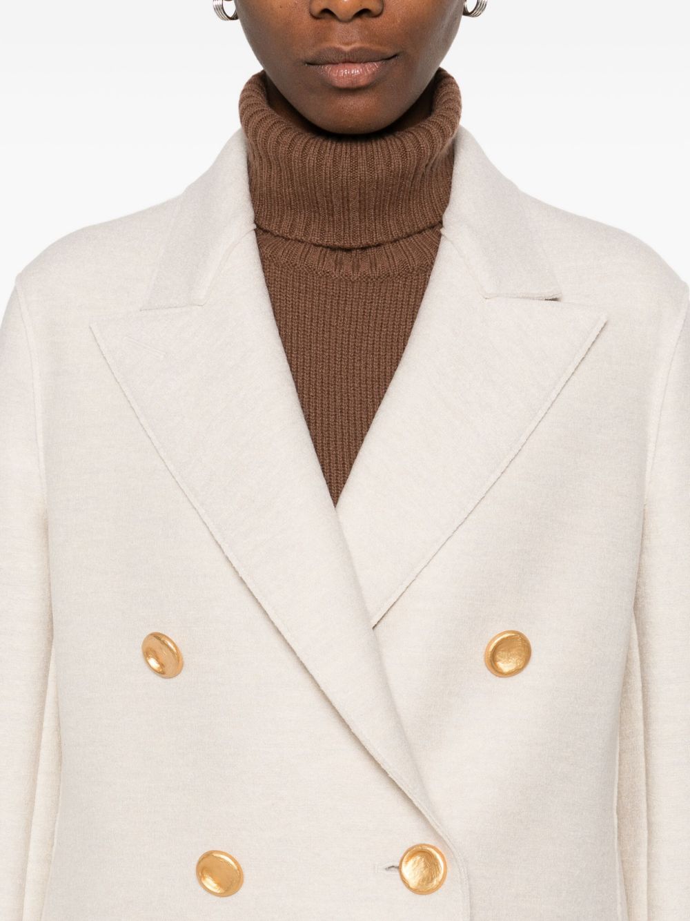 Harris Wharf London Coats Beige Harris Wharf London