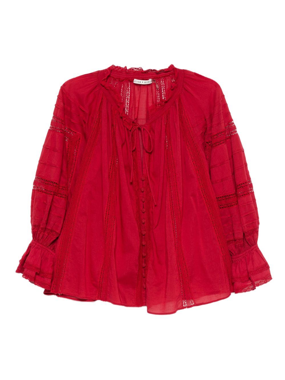 Alice + Olivia Shirts Red Alice + Olivia