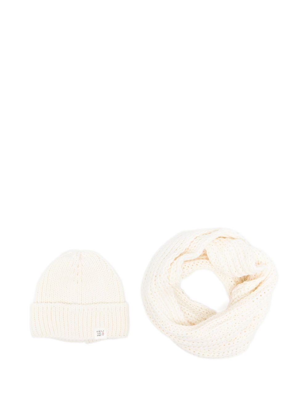 Peuterey Wool blend hat and neckband set Peuterey