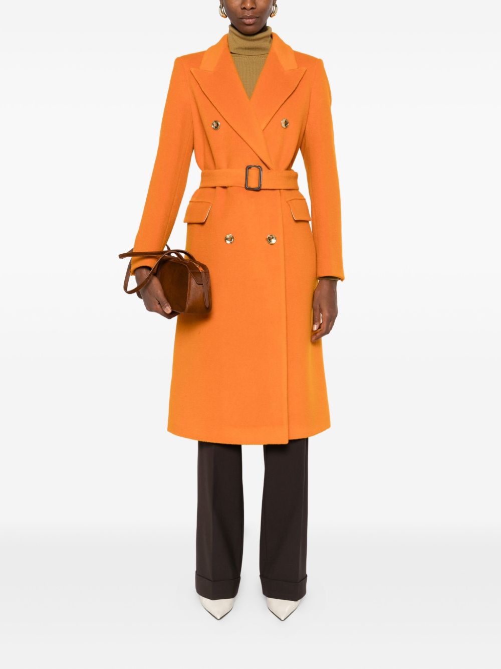 Tagliatore Coats Orange Tagliatore