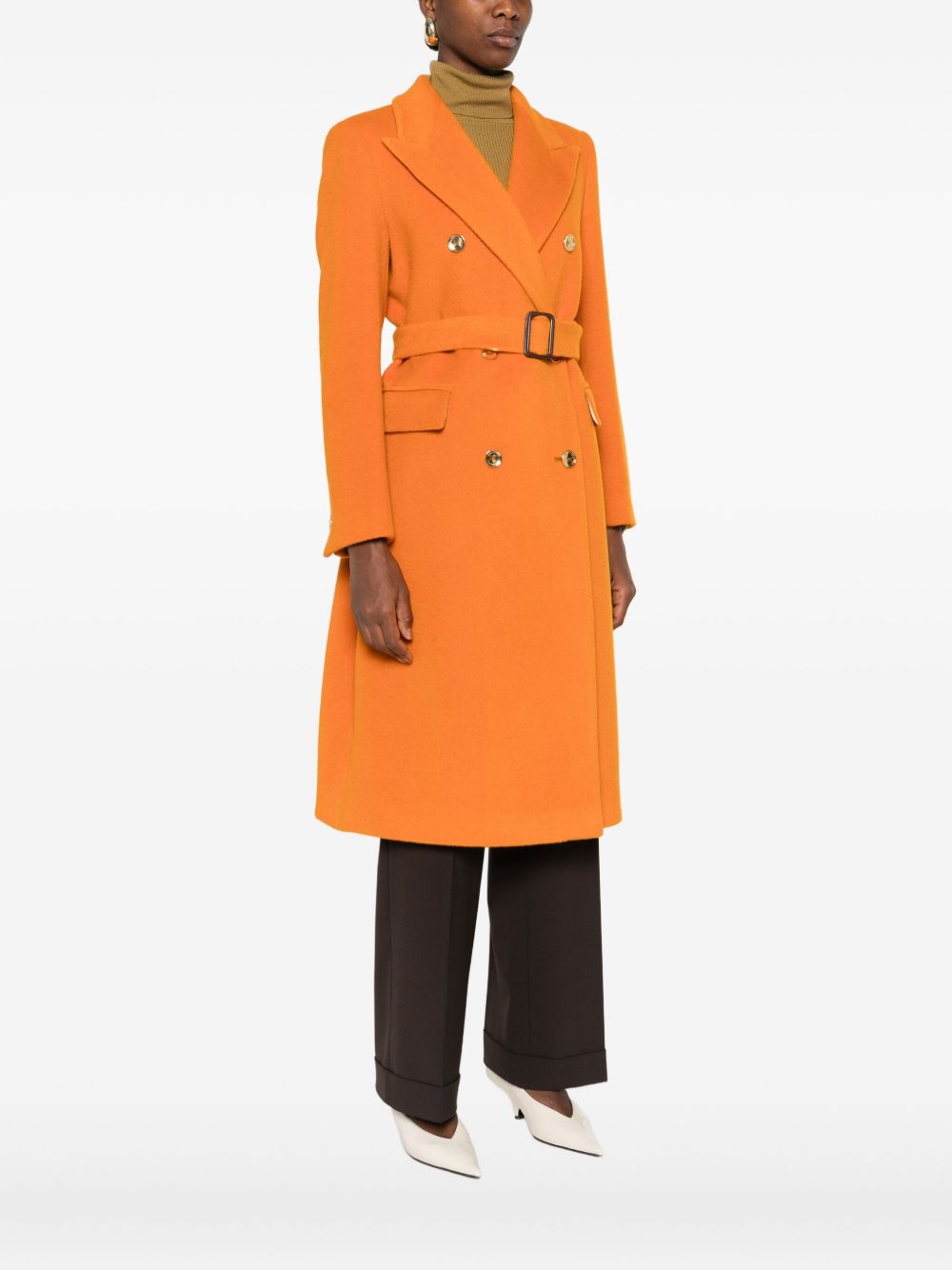 Tagliatore Coats Orange Tagliatore