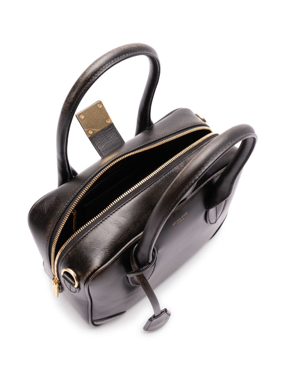 Golden Goose Vita Bag in smooth leather with gold details Golden Goose