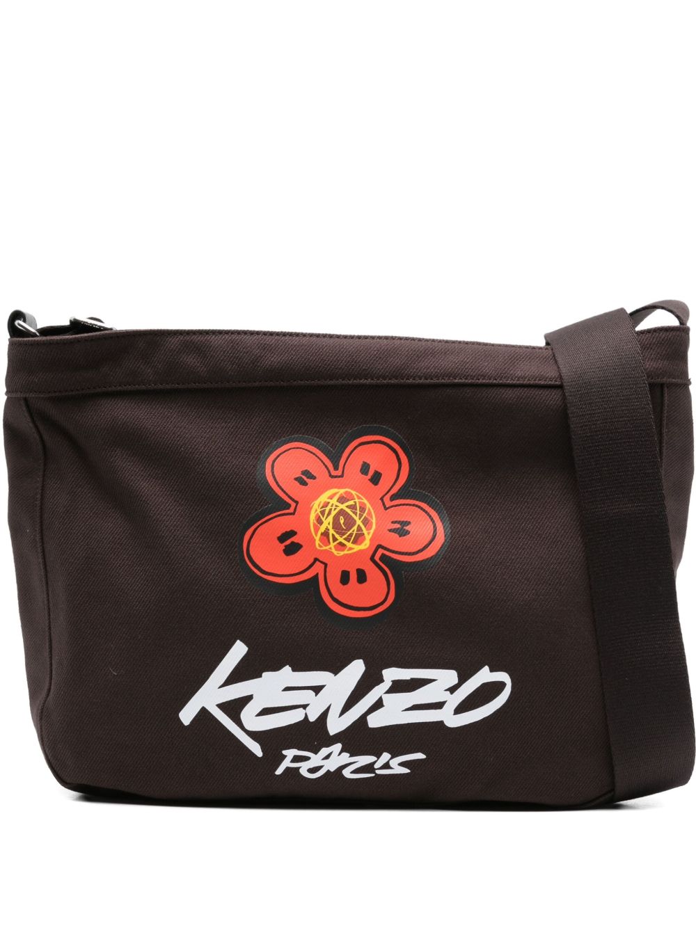 KENZO FUTURA Kenzo x Futura 2000' large crossbody bag 'Kenzo Utility' in canvas KENZO FUTURA