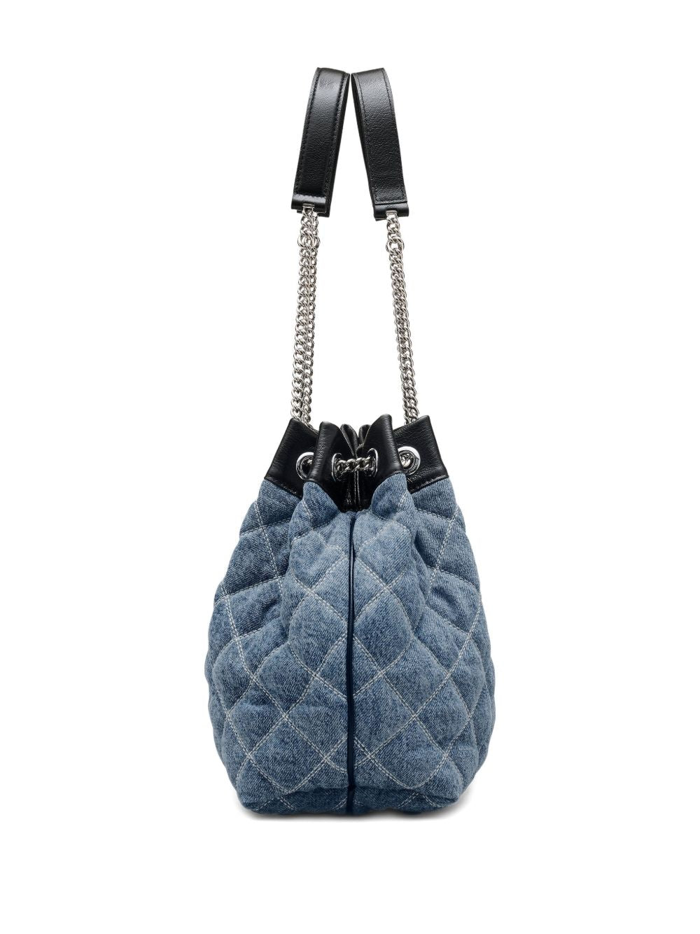 Marc Jacobs The Quilted Denim Large Chain Sack Bag Marc Jacobs