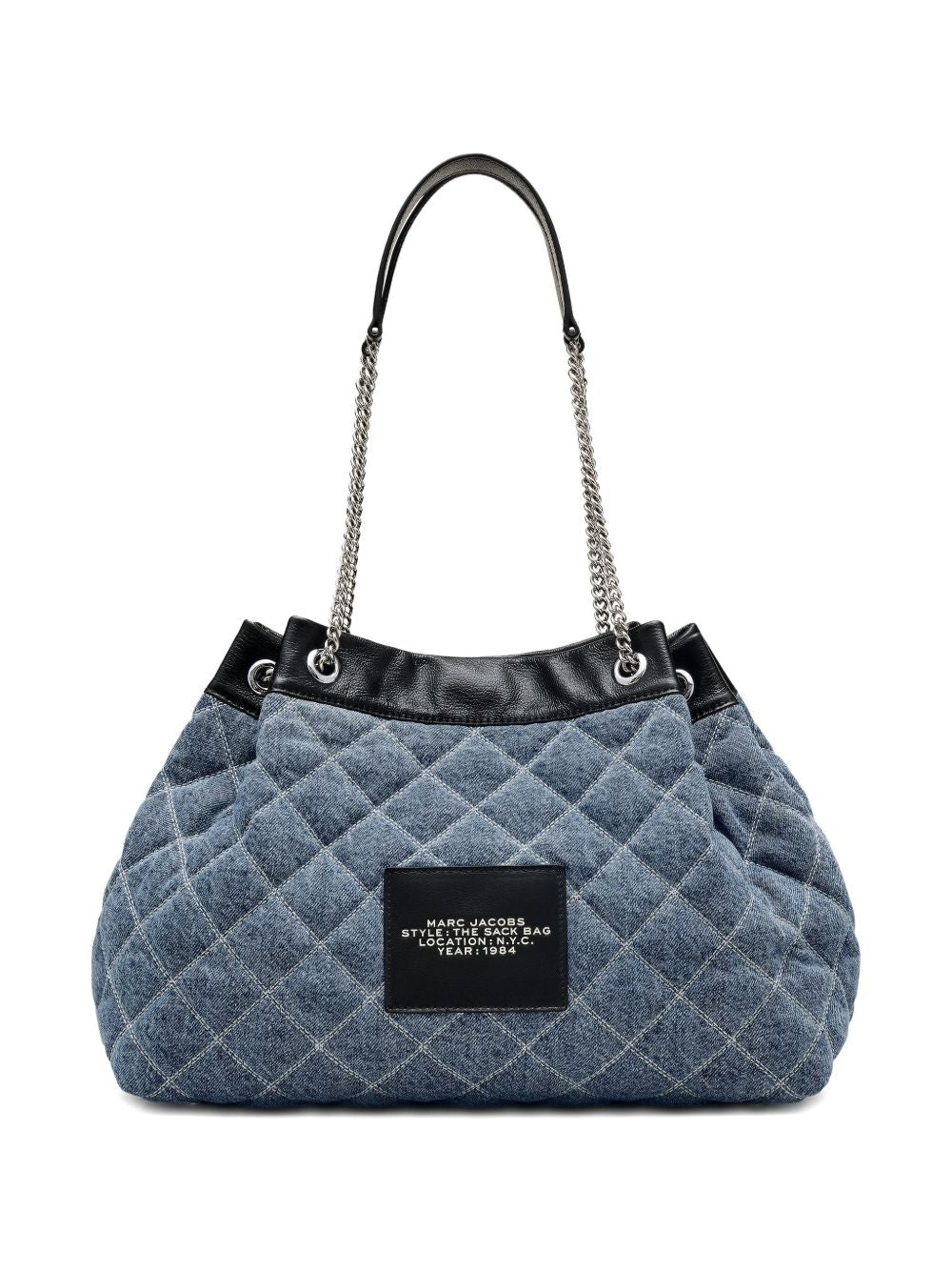 Marc Jacobs The Quilted Denim Large Chain Sack Bag Marc Jacobs