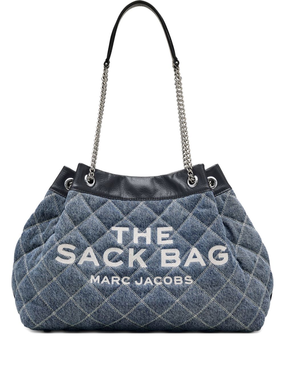 Marc Jacobs The Quilted Denim Large Chain Sack Bag Marc Jacobs