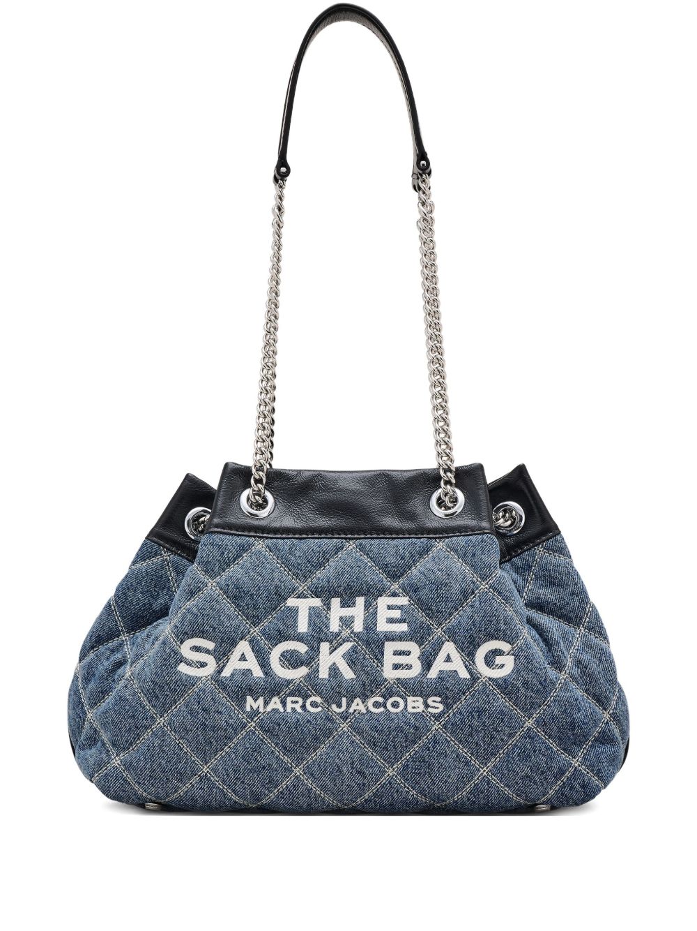 Marc Jacobs The Quilted Denim Chain Sack Bag Marc Jacobs