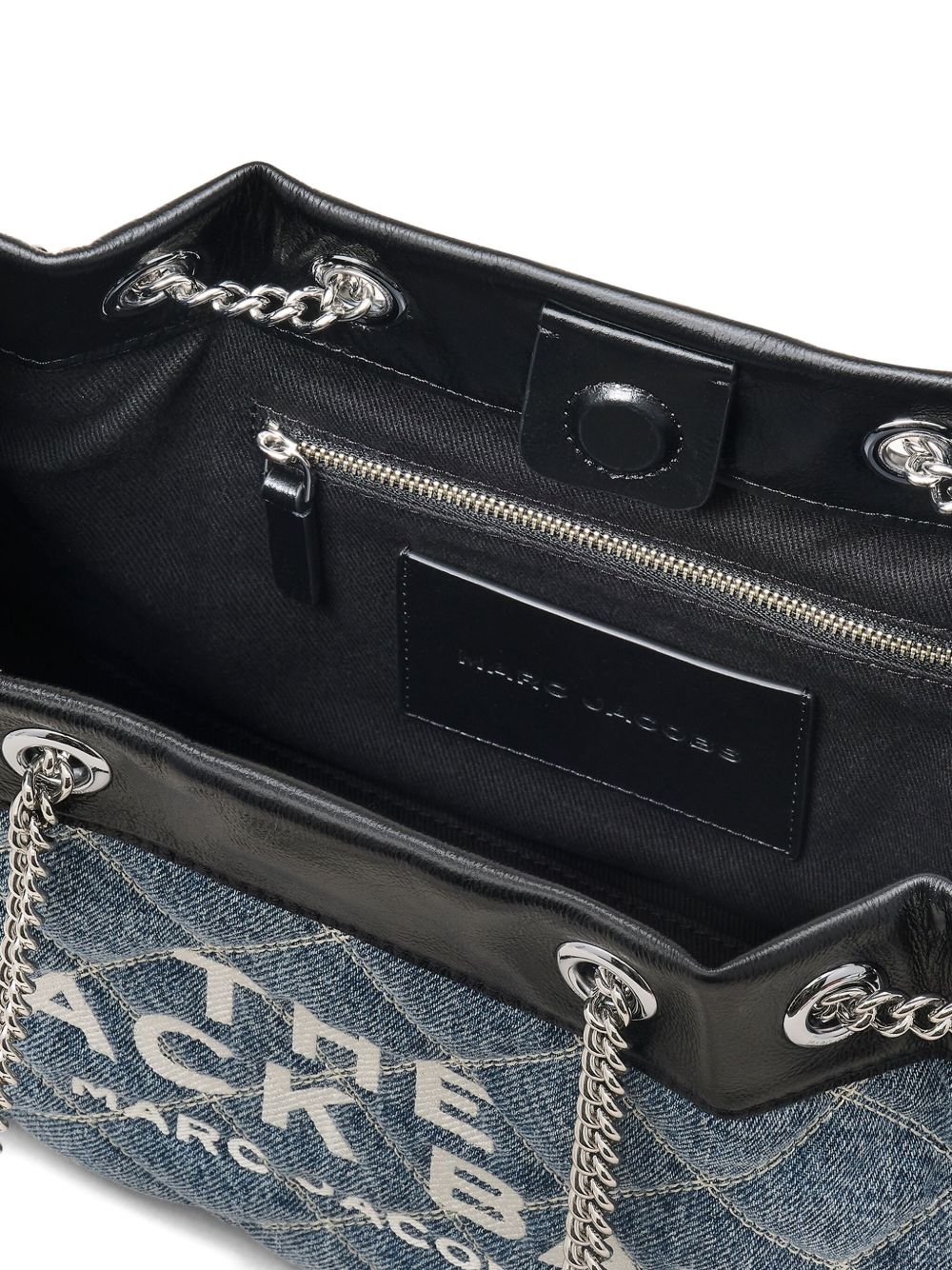 Marc Jacobs The Quilted Denim Chain Sack Bag Marc Jacobs