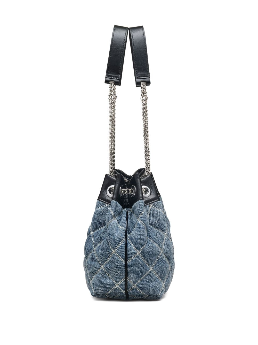 Marc Jacobs The Quilted Denim Chain Sack Bag Marc Jacobs