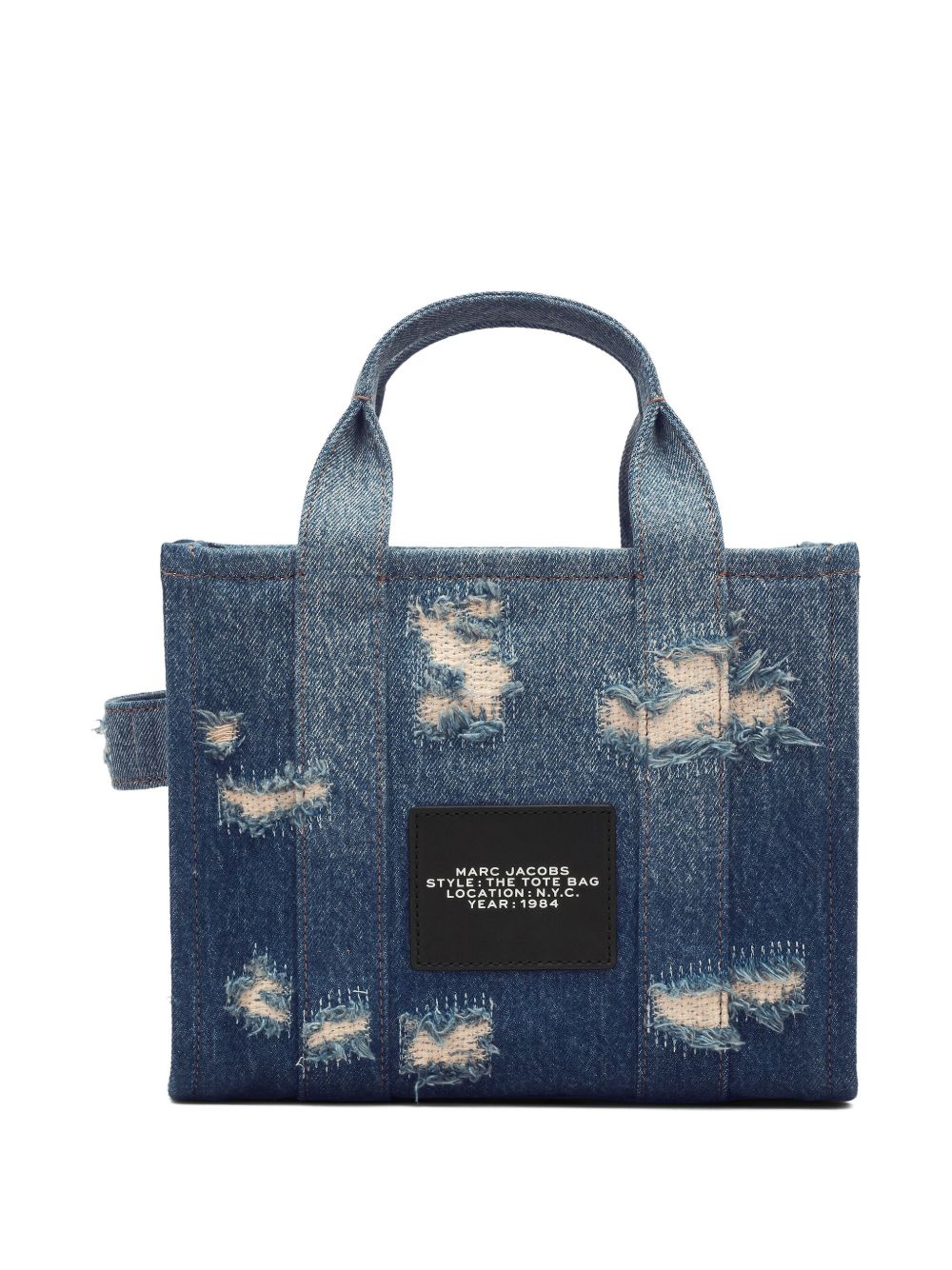 Marc Jacobs The Rip And Repair Denim Small Tote Bag Marc Jacobs